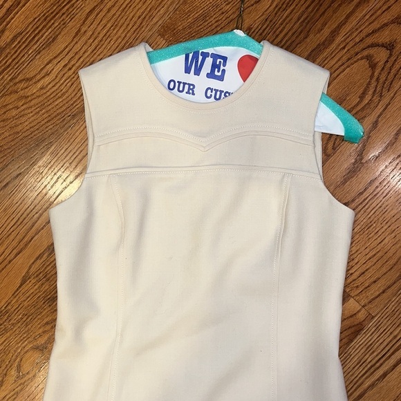 Tory Burch Woman’s Cream Dress Size 8 - Picture 2 of 6